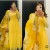 Haldi special anarkali gown pant dupatta